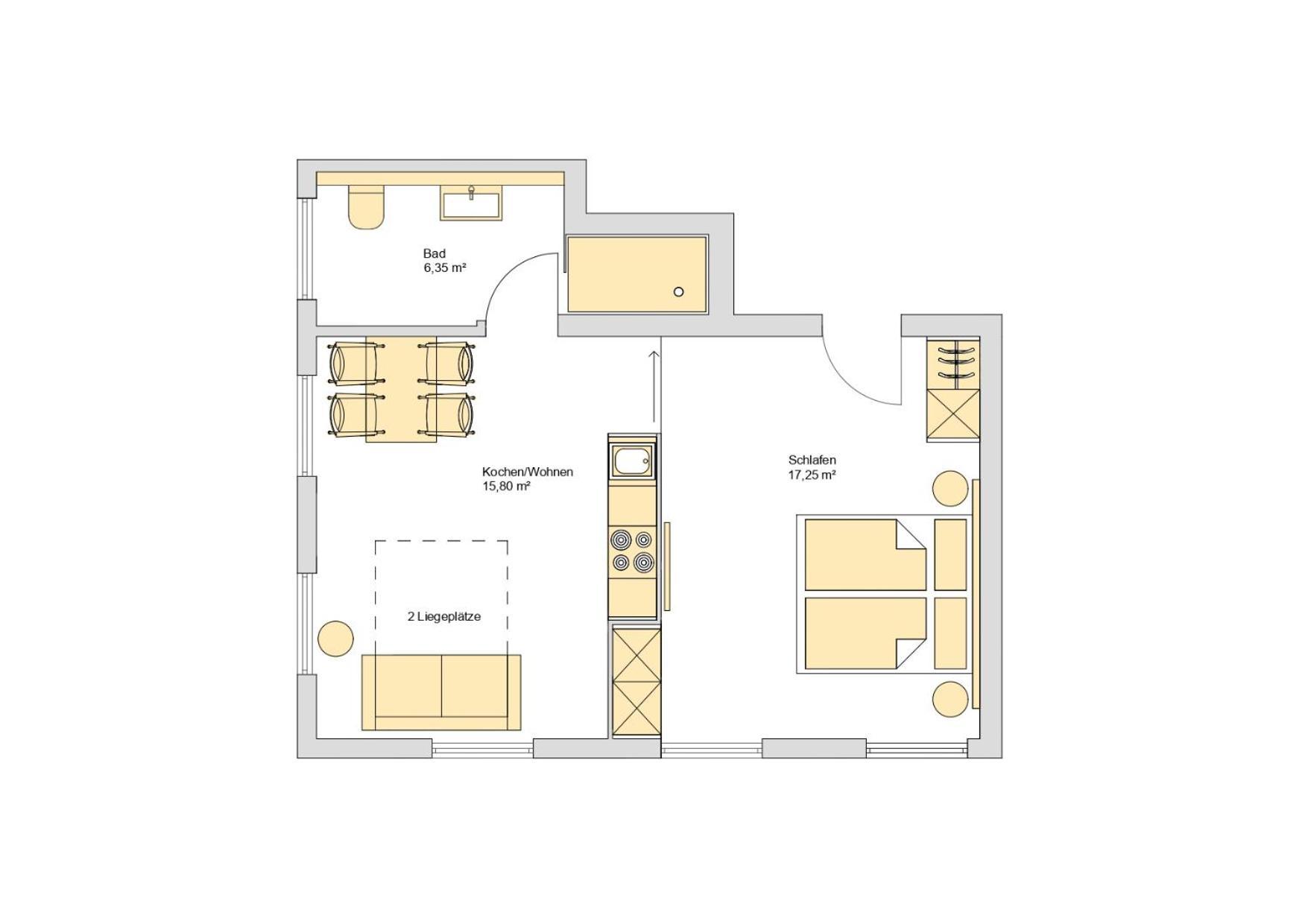 Sternen Bohlingen Aparthotel Oda fotoğraf